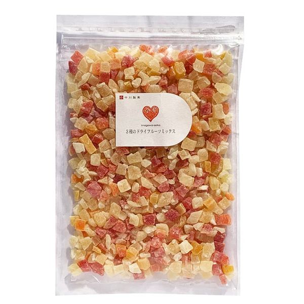 Imagawa Seika Mix of 3 Types of Dried Fruits, Pineapple, Papaya, Mango, Commercial Use, 17.6 oz (500 g)