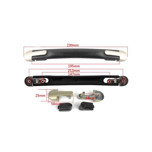 DOITOOL Handles 2pcs Replacement Suitcase Luggage Handle Travel Suitcase Luggage Case Handle Strap Carrying Handle Grip