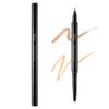 Visee Wide Trick Double Liner 01 Nuance Brown & Beige 0.4 g Lid Liner Tear Bag Concealer 2 in 1 Shadow 3D Feel