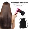 Brrnoo Hair Dryer Hot Sock Diffuser, Foldable, Lightweight, Black, Nylon
