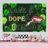WeBenison Marijuana 420 Theme Birthday Party Banner 6x4 ft
