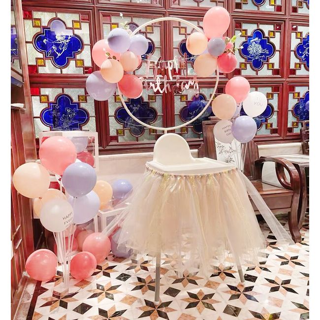 6pcs Balloon Stand Base DIY Balloon Holder Column Support Wedding Table  Decoration Adult Kids Birthday Party Baby Shower Favors