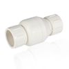 5-Pack EFIELD 1/2-Inch PVC Inline Check Valve Solvent Connections, White, (1/2-inch)