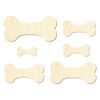 Holz Knochen - Deko Basteln 3-50cm, Größe:10cm, Pack mit:1 Stück