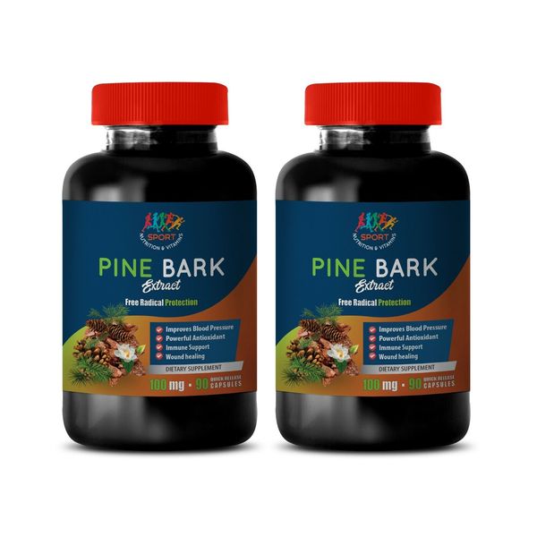 immune support for adults - PINE BARK EXTRACT - brain body diet 2BOTTLE