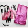 11 pcs makeup brushes, red makeup brush brushes are suitable for cosmetic makeup tools