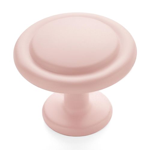 Ravinte 15 Pack 1-1/4 inch Kitchen Cabinet Knobs Drawer Knobs Dresser Knobs Pink Frosted Zinc Knobs Drawer Pulls Door Knobs Dresser Drawer Handles Knobs for Dresser Drawers