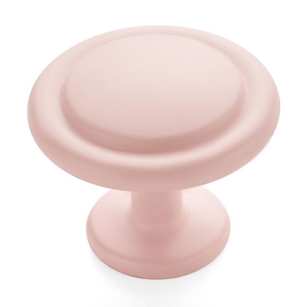 Ravinte 15 Pack 1-1/4 inch Kitchen Cabinet Knobs Drawer Knobs Dresser Knobs Pink Frosted Zinc Knobs Drawer Pulls Door Knobs Dresser Drawer Handles Knobs for Dresser Drawers