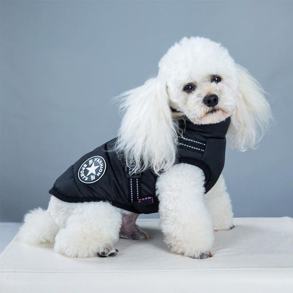 Winter Wonderland Pet Hooded Coat - Stylish And Warm Dog Jacket For Small Breeds - Black / Xs