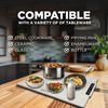 Portable Food Warming Mat - Keep Meals Fresh & Warm Anywhere! Foldable Silicone