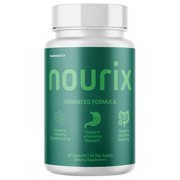 Nourix for Probiotic and Gut Health Support, Advanced Formula - 60 Capsules