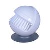 Casabella Get a Grip Palm Brush with Suction Base, White