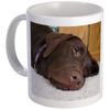 CafePress Chocolate Lab Thoughts Mug 11 oz (325 ml) Ceramic Coffee Mug