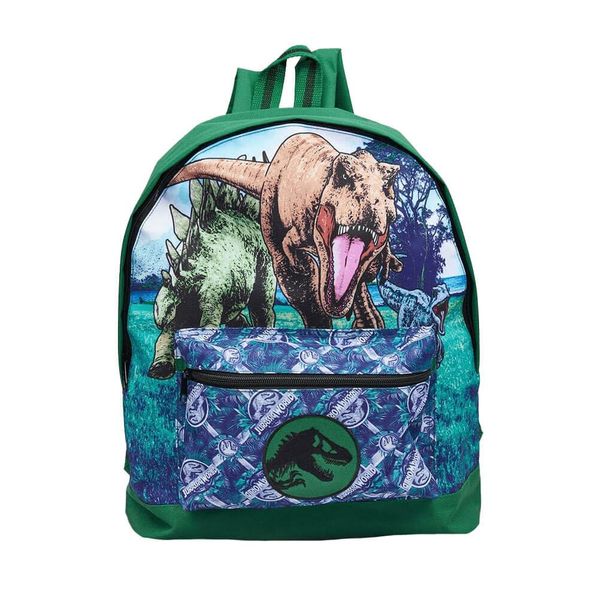 Jurassic World Logo Green Backpack