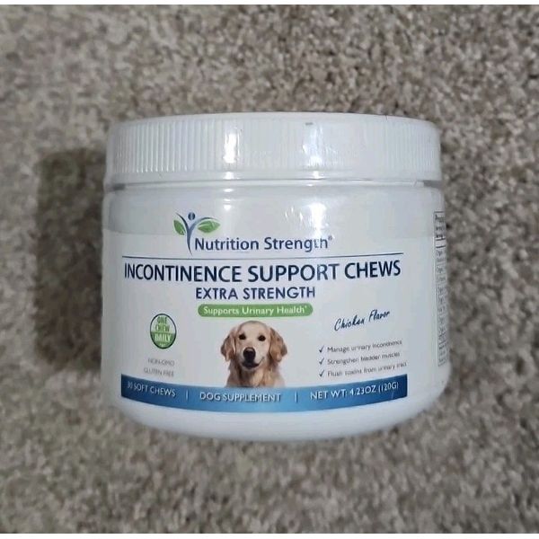 New, Sealed, Nutrition Strength Incontinence Support Chews, Exp.  5/26