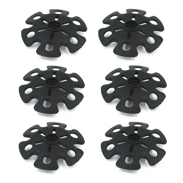 XSAJU Trekking Pole Snow Basket 6 Pack Snowflake Replacement Black