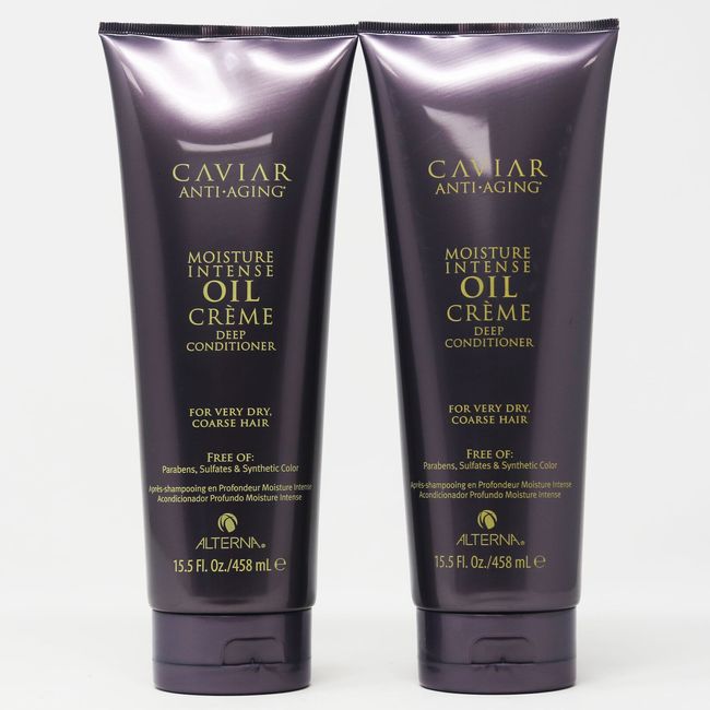 2 Pk Alterna Caviar Anti-Aging Moisture Intense Oil Creme Deep Conditioner 15.5