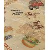 Cliff Mayer Jacket, Water Repellent, Allover Pattern, Hood, Dog Clothes, Small, Beige