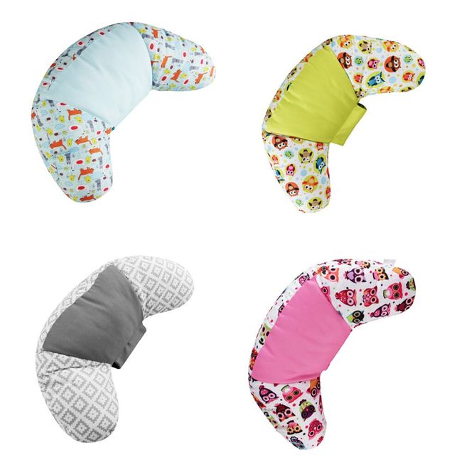 Kids Car Seat Travel Neck Pillow Soft Neck Support Cushion Car Seat Belt  Cover Cushion Pillow