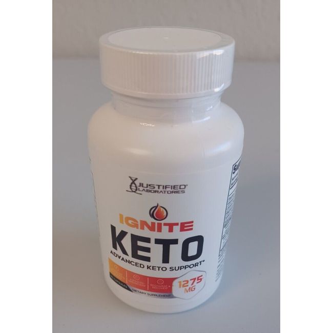 IGNITE KETO Advanced Keto Support Dietary Supplement 1275 mg 60 Capsules 10/2024