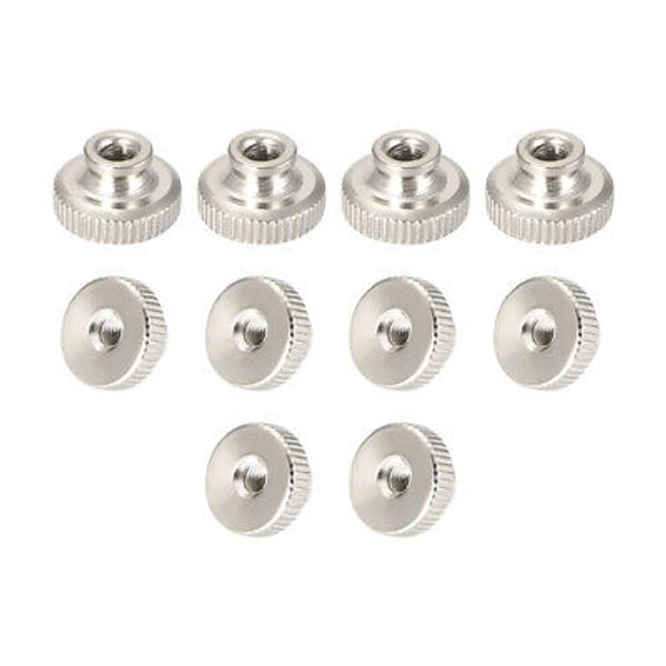 10pcs Knurled Thumb Nuts M3x0.5mm Iron Round Knobs Fasteners for 3D Printer