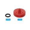 PATIKIL Camera Shutter Button, 3 Pack Soft Shutter Release Button Pure Copper Camera Button Carved Suitable for Nikon for Fujifilm for Leica DSLR/SLR Camera, Red