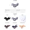 Stylish Black Hair Elastics, Cute, Rabbit Ears, Scrunchy, Organic, Hair Accessory, Cute, Women's, Korean (Black)