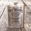 8oz Deep Thought's Flask