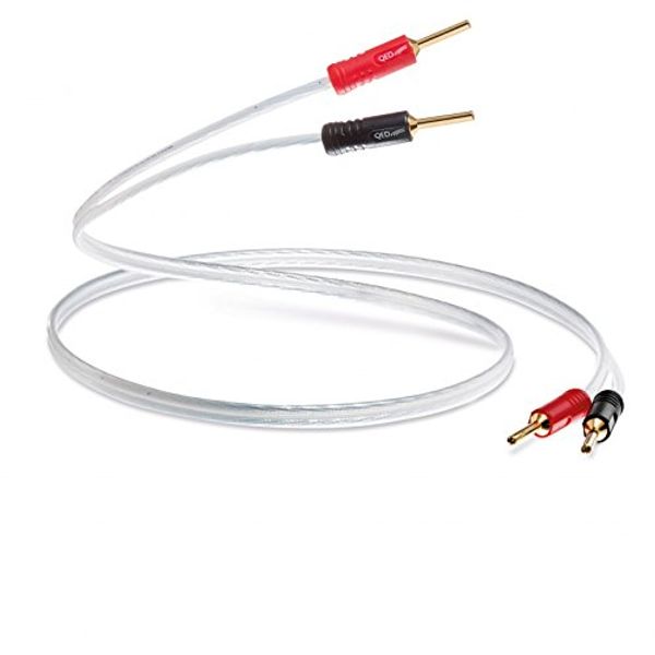 QED XT25 Speaker Cable Terminated Pair (4mm Bananas) 2.0m