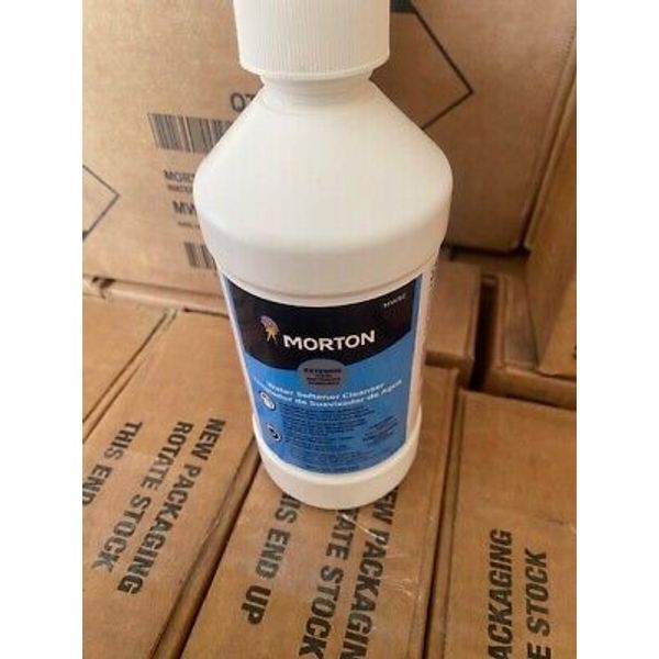 Morton MWSC Universal Water Softener Cleanser, Off-White, 16 Fl Oz (NEW)