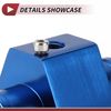 HEROFFIX 1 Set Car Water Coolant Temperature Sensor Adapter Joint Pipe Radiator Sensor Adaptor 30mm Blue