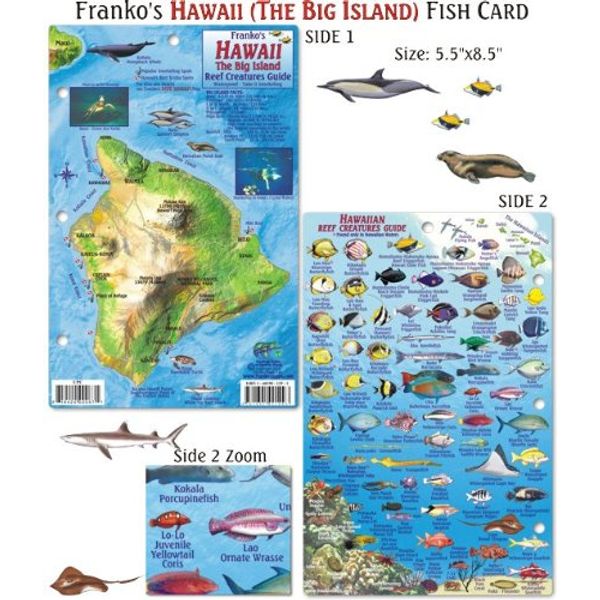 Franko Maps Hawaii Reef Creatures Fish ID for Scuba Divers and Snorkelers