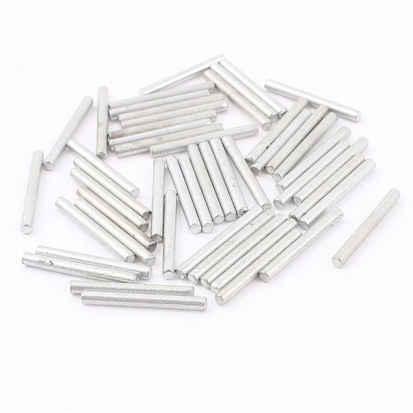 Sourcingmap 2mm Dia 20mm Length Metal Solid Round Rod Bar 50 Pcs