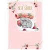 Me To You Bear Sister Christmas Card