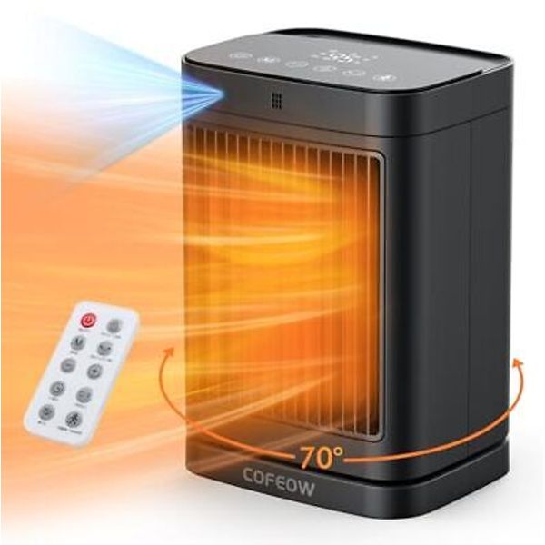 Coffeow Space Heaters With Motion Sensorportable Heaters For Indoor Useelectric