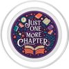 Just One More Chapter Bookish Purple Reading Design PopSockets PopGrip for MagSafe