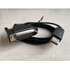 RIKYJIC USB 2.0 Male to DB25 Male RS232 Serial Data Cable Parallel Printer Cable 2 Meter