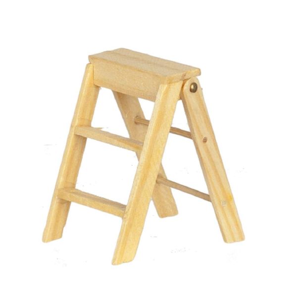 Doll House Miniature 2in High Stepladder