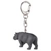 Mojo Wildlife Keyring Hippo 387489, black