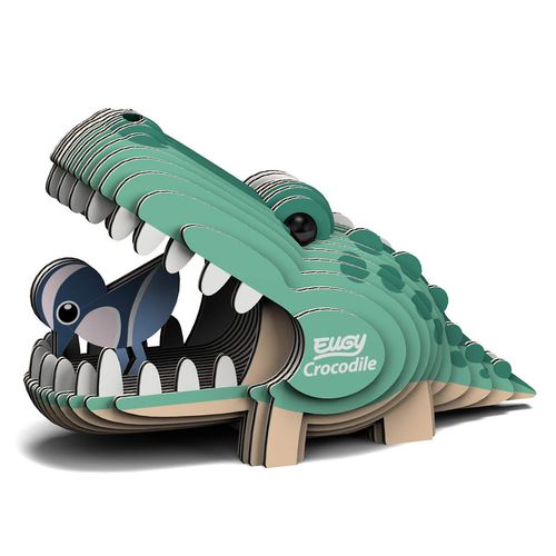 Eugy Crocodile 3D Puzzle Eco-Friendly Toy for Kids