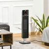Indoor Space Oscillating Ceramic Tower Heater w/ Adjustable Modes, 750W/1500W
