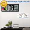 14.5'' Large Digital Wall Clock Battery Operated  Jumbo Numbers Temperature 