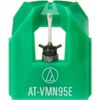 Audio-Technica VMN95E VM95 Series Elliptical replacement stylus Green