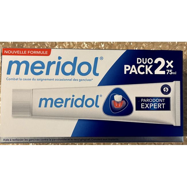 2X Meridol Parodont Expert Toothpaste 75ml Exp 06/2025