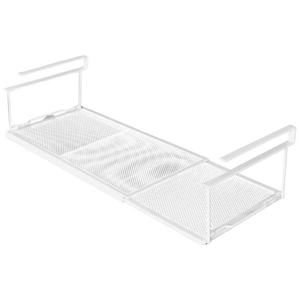 Expandable Under Shelf Organizer Basket – Space Saver for Kitchen/Closet