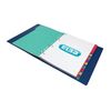 Elba A4 A-Z Pressboard Divider, Assorted Colours, Extra Strong Card 225gsm