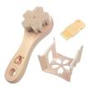 Art Brush Inc., Goat Wool Face Washer Brush Sakura with Stand, 1 Piece