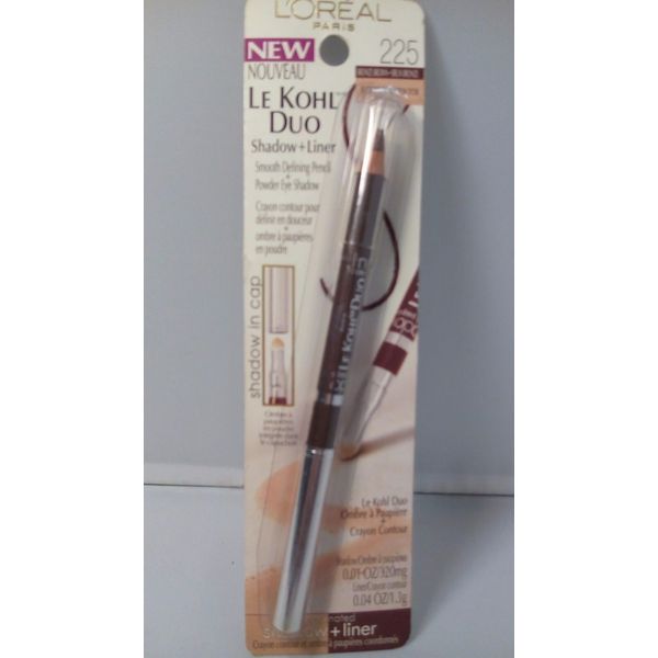 L'Oreal Paris Le Kohl Duo Shadow and Liner, Bronze Brown/Buttercu