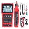 Network Cable Tester LCD Digital Network Cable Tester with Multimeter Tool Kit for Circuit Tracing, Short Circuit Testing, Breakpoint Identification