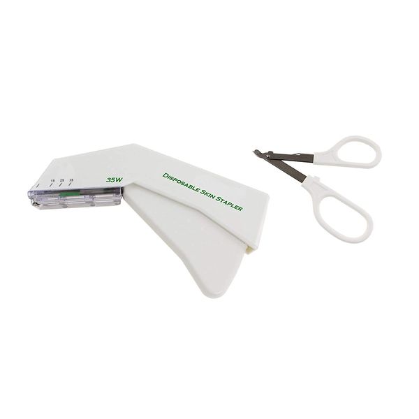 Disposable Skin Stapler 35W and Staple Remover